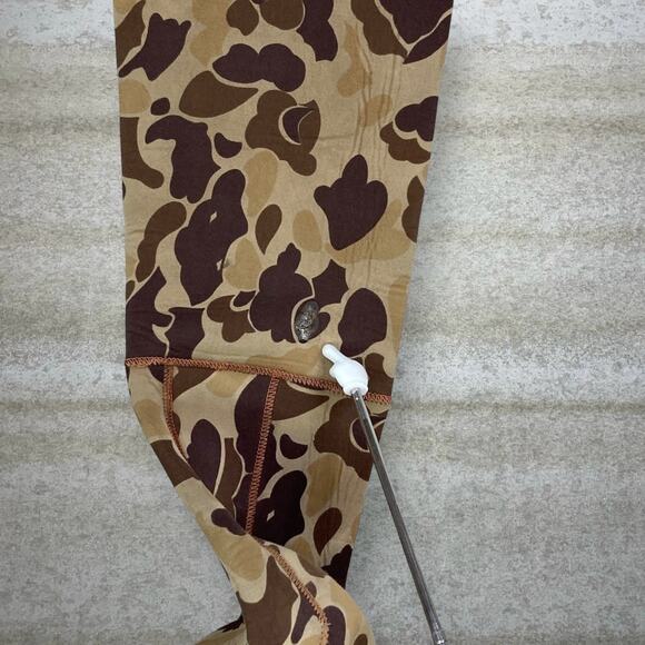 Vintage 90s Duck Hunting Camo Waders 36" Waterproof Woodland - Picture 8 of 10